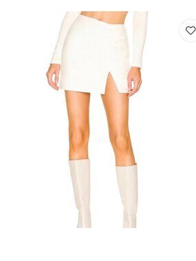 Lovers and Friends Kyro White Lamb Skirt XS